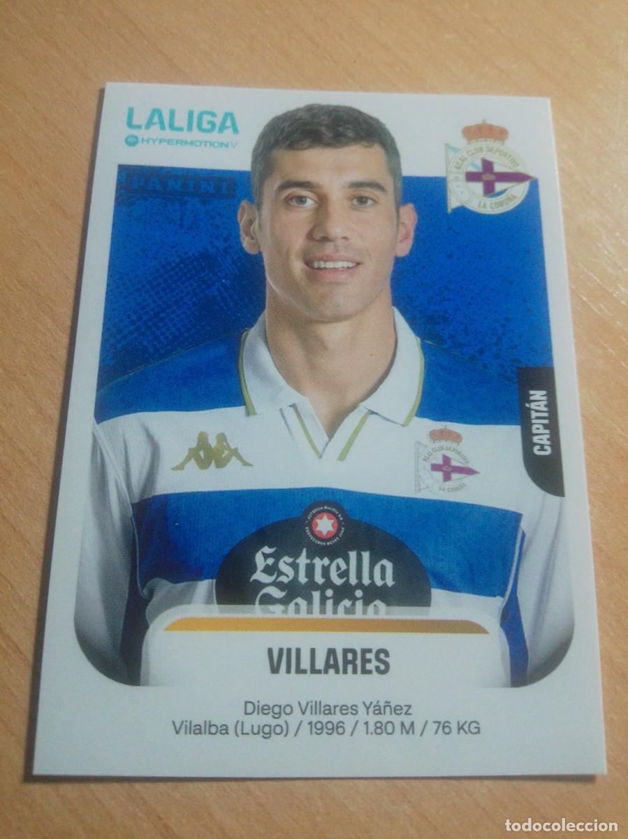 Cromos de f&uacute;tbol: 184 VILLARES DEPORTIVO DE LA CORU&Ntilde;A 2&ordf; DIVISION HYPERMOTION 25 26 PANINI 2025 2026