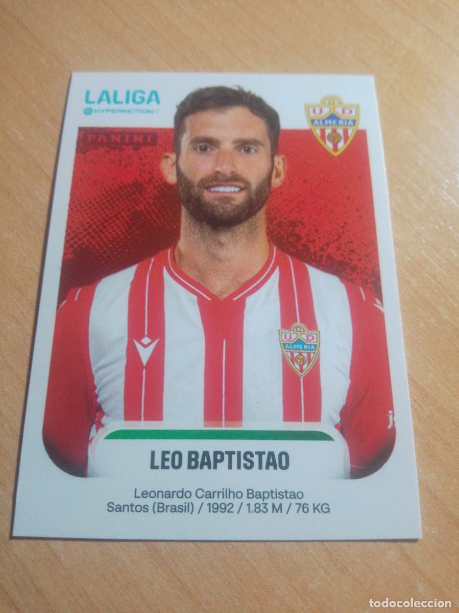 Cromos de f&uacute;tbol: 38 LEO BAPTISTAO DEL ALMER&Iacute;A 2&ordf; DIVISION HYPERMOTION 25 26 PANINI 2025 2026 NUEVO