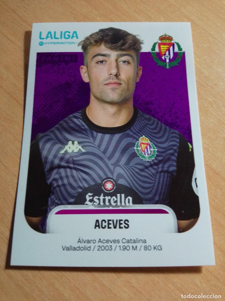 Cromos de f&uacute;tbol: 385 ACEVES DEL VALLADOLID 2&ordf; DIVISION HYPERMOTION 25 26 PANINI 2025 2026 NUEVO