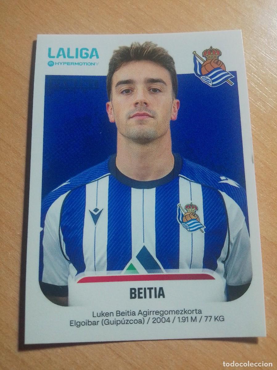 Cromos de f&uacute;tbol: 349 BEITIA REAL SOCIEDAD B 2&ordf; DIVISION HYPERMOTION 25 26 PANINI 2025 2026 NUEVO