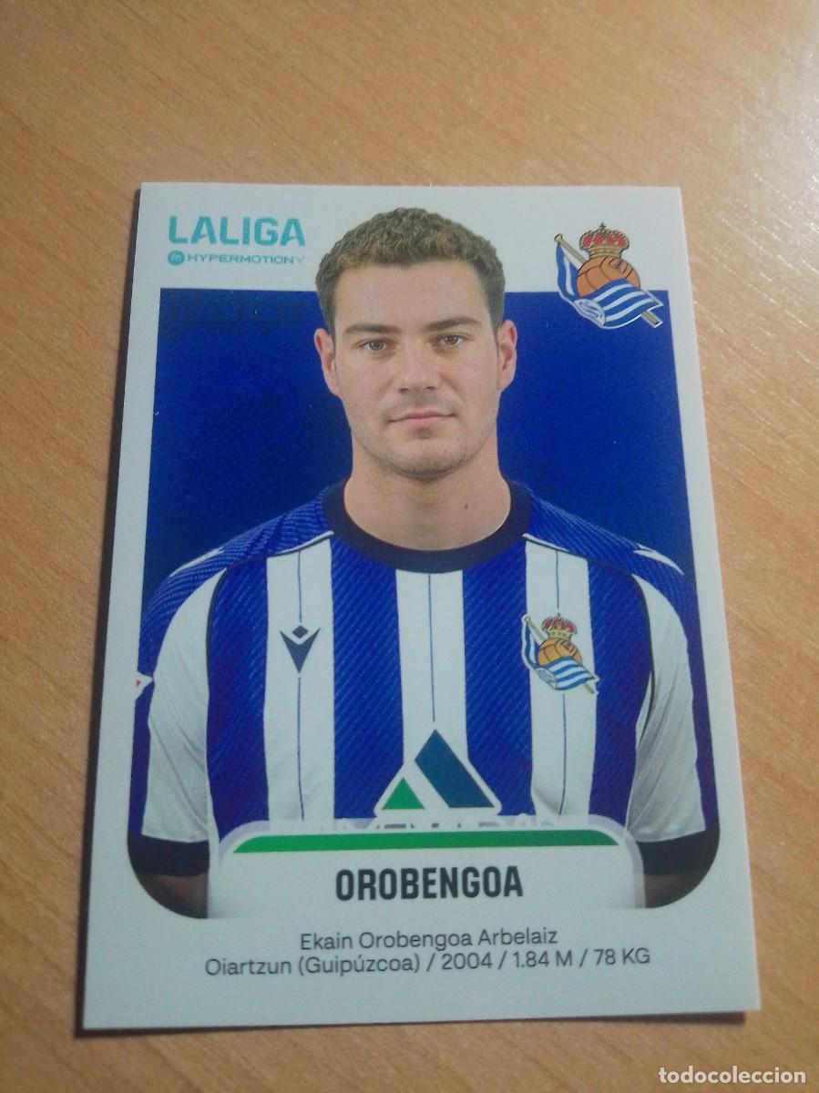 Cromos de f&uacute;tbol: 359 OROBENGOA REAL SOCIEDAD B 2&ordf; DIVISION HYPERMOTION 25 26 PANINI 2025 2026 NUEVO