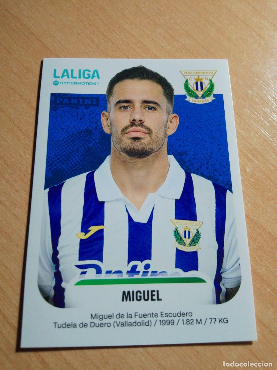 Cromos de f&uacute;tbol: 285 MIGUEL DEL LEGANES 2&ordf; DIVISION HYPERMOTION 25 26 PANINI 2025 2026