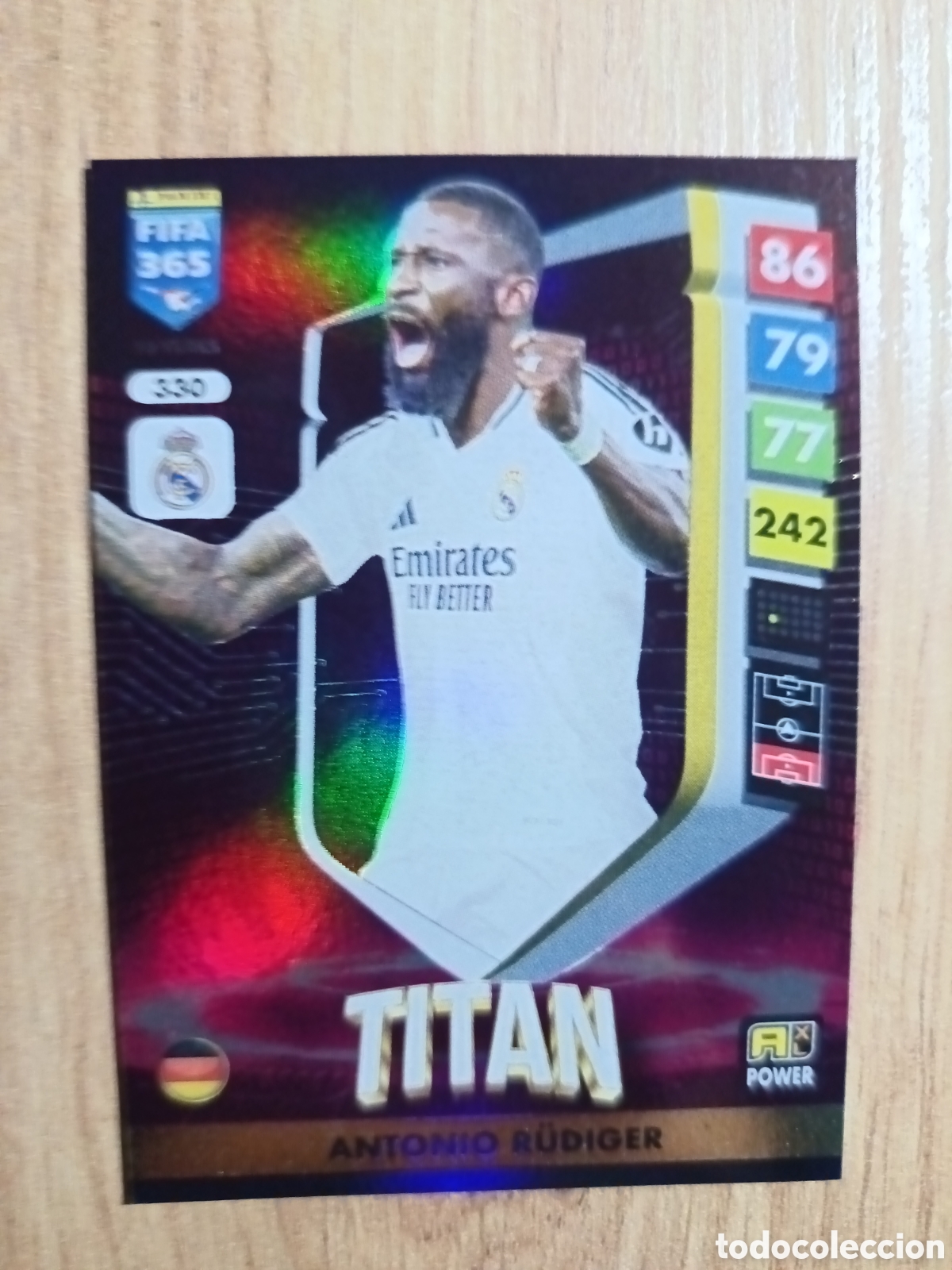 Cromos de f&uacute;tbol: 330 Rugiger ADRENALYN XL FIFA 365 2024 2025
