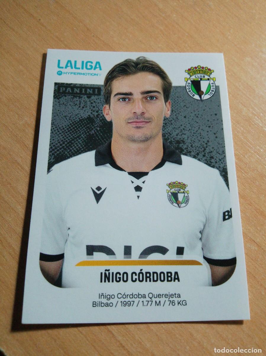 Cromos de f&uacute;tbol: 72 &Iacute;&Ntilde;IGO C&Oacute;RDOBA DEL BURGOS 2&ordf; DIVISION HYPERMOTION 25 26 PANINI 2025 2026 NUEVO