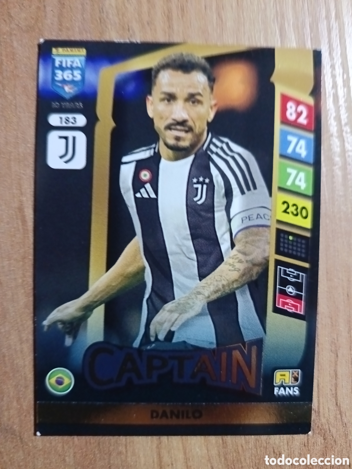 Cromos de f&uacute;tbol: 183 Danilo ADRENALYN XL FIFA 365 2024 2025