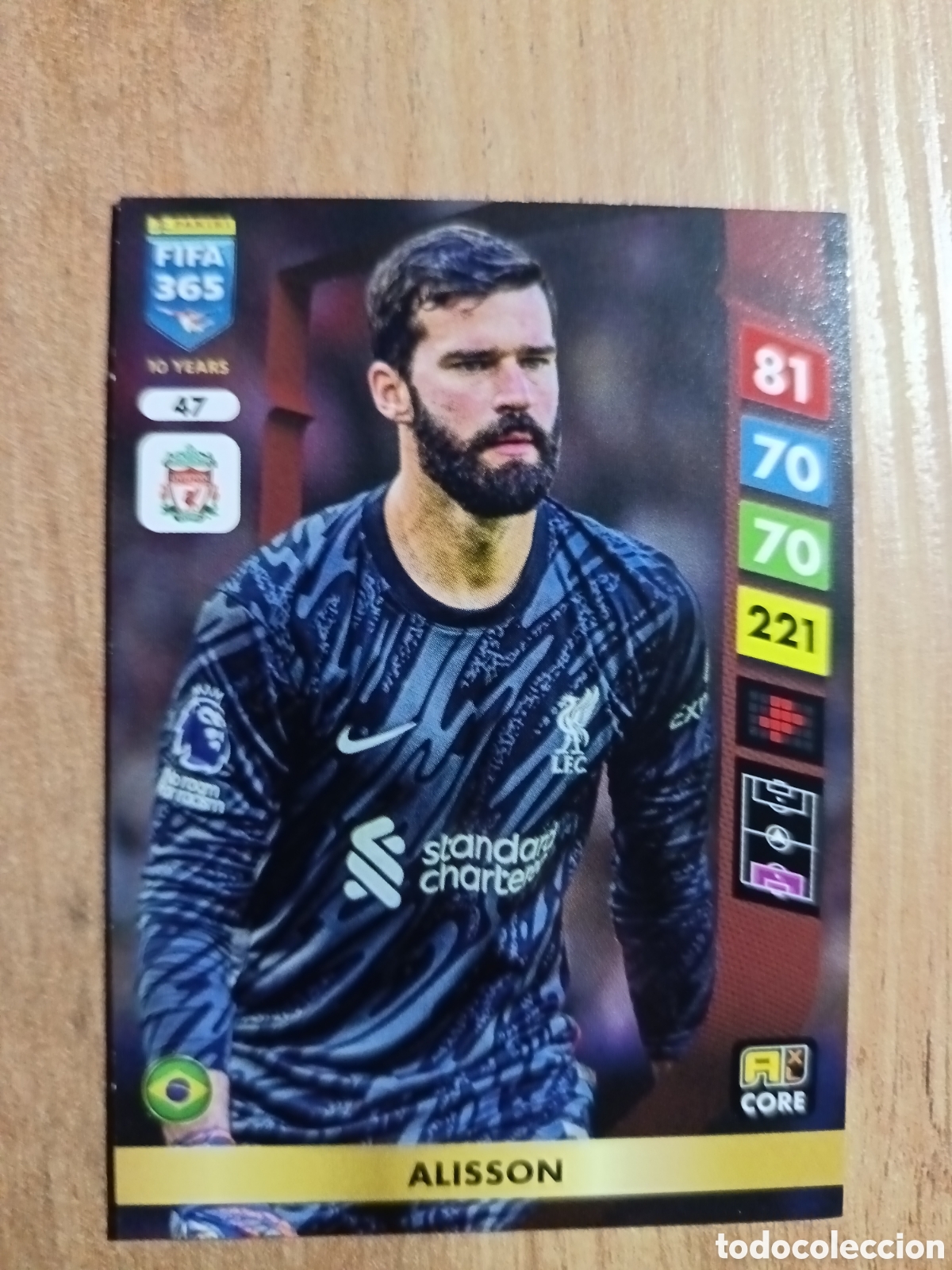 Cromos de f&uacute;tbol: 47 Alisson ADRENALYN XL FIFA 365 2024 2025