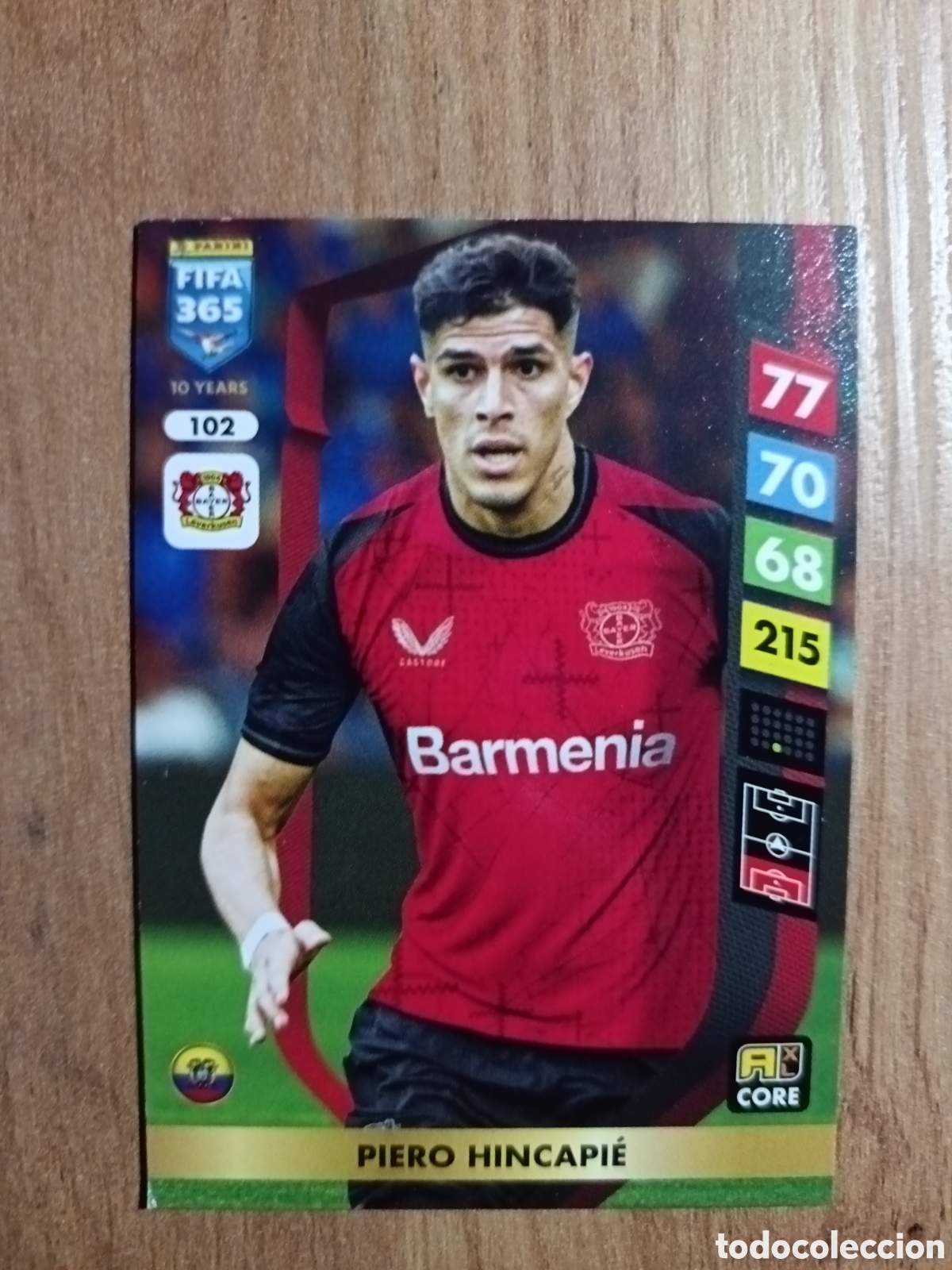 Cromos de f&uacute;tbol: 102 Hincapi&eacute; ADRENALYN XL FIFA 365 2024 2025
