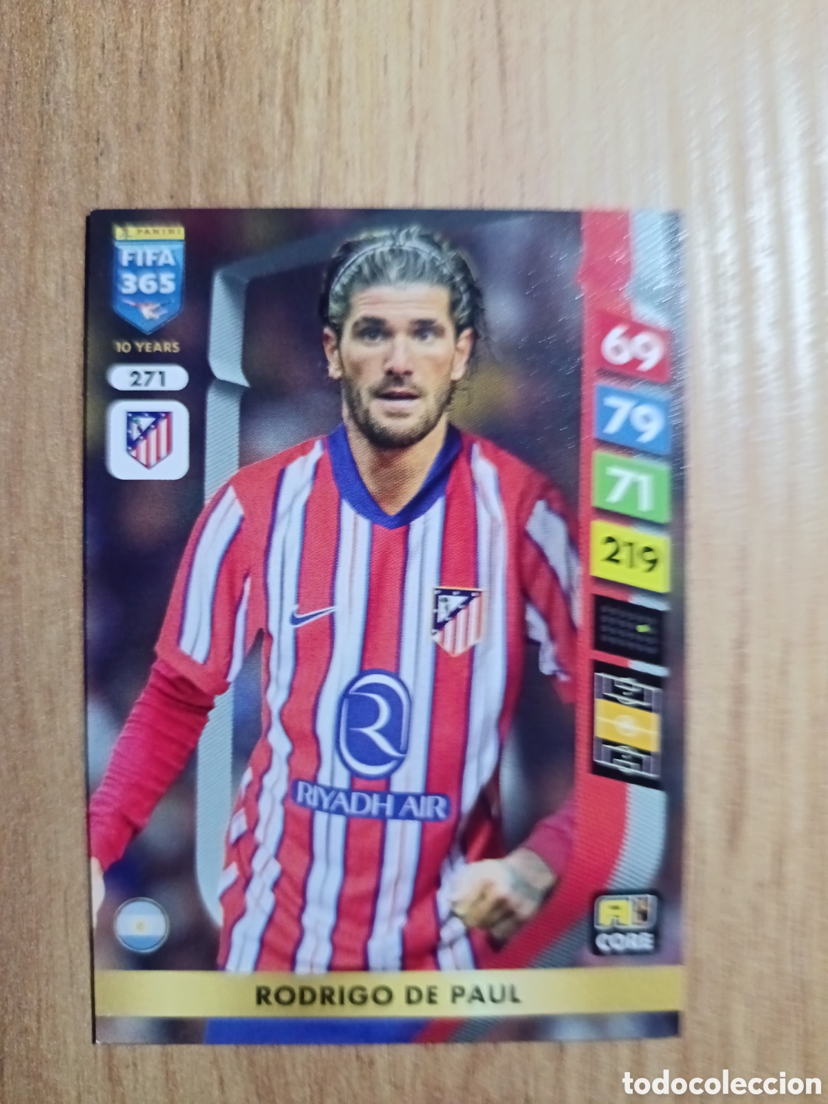 Fu&szlig;ball-Sticker: 271 Rodrigo de Paul ADRENALYN XL FIFA 365 2024 2025