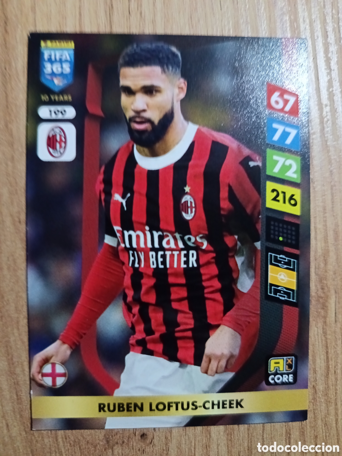 Fu&szlig;ball-Sticker: 199 Rub&eacute;n ADRENALYN XL FIFA 365 2024 2025