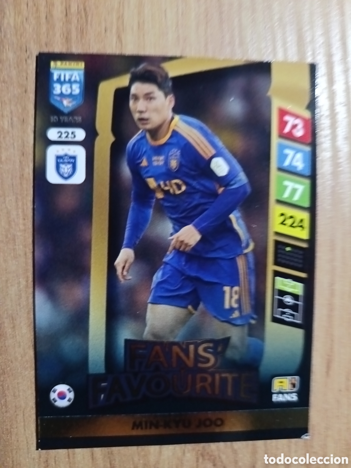Cromos de f&uacute;tbol: 224 min Kyu ADRENALYN XL FIFA 365 2024 2025
