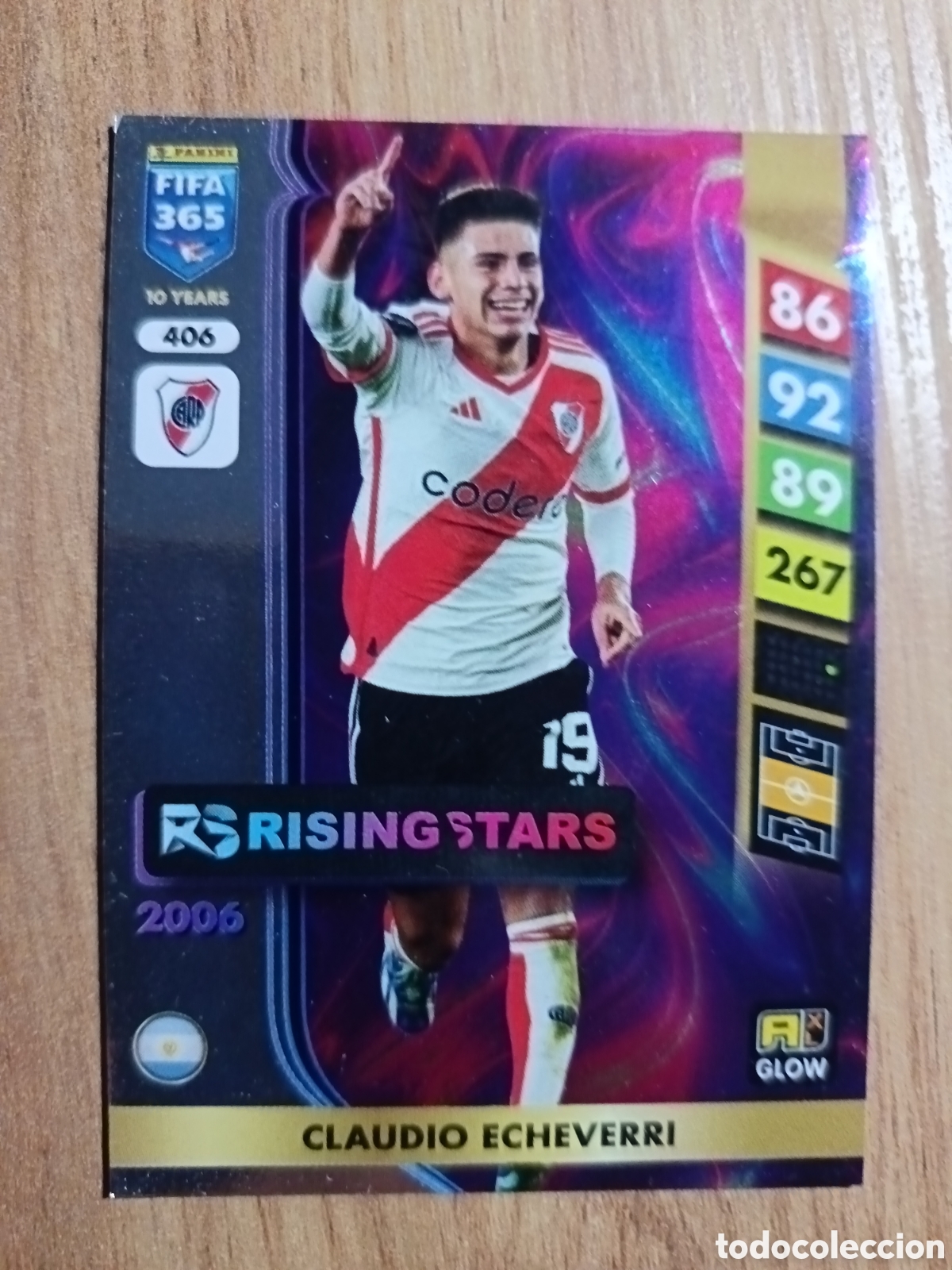 Cromos de f&uacute;tbol: 406 Claudio ADRENALYN XL FIFA 365 2024 2025