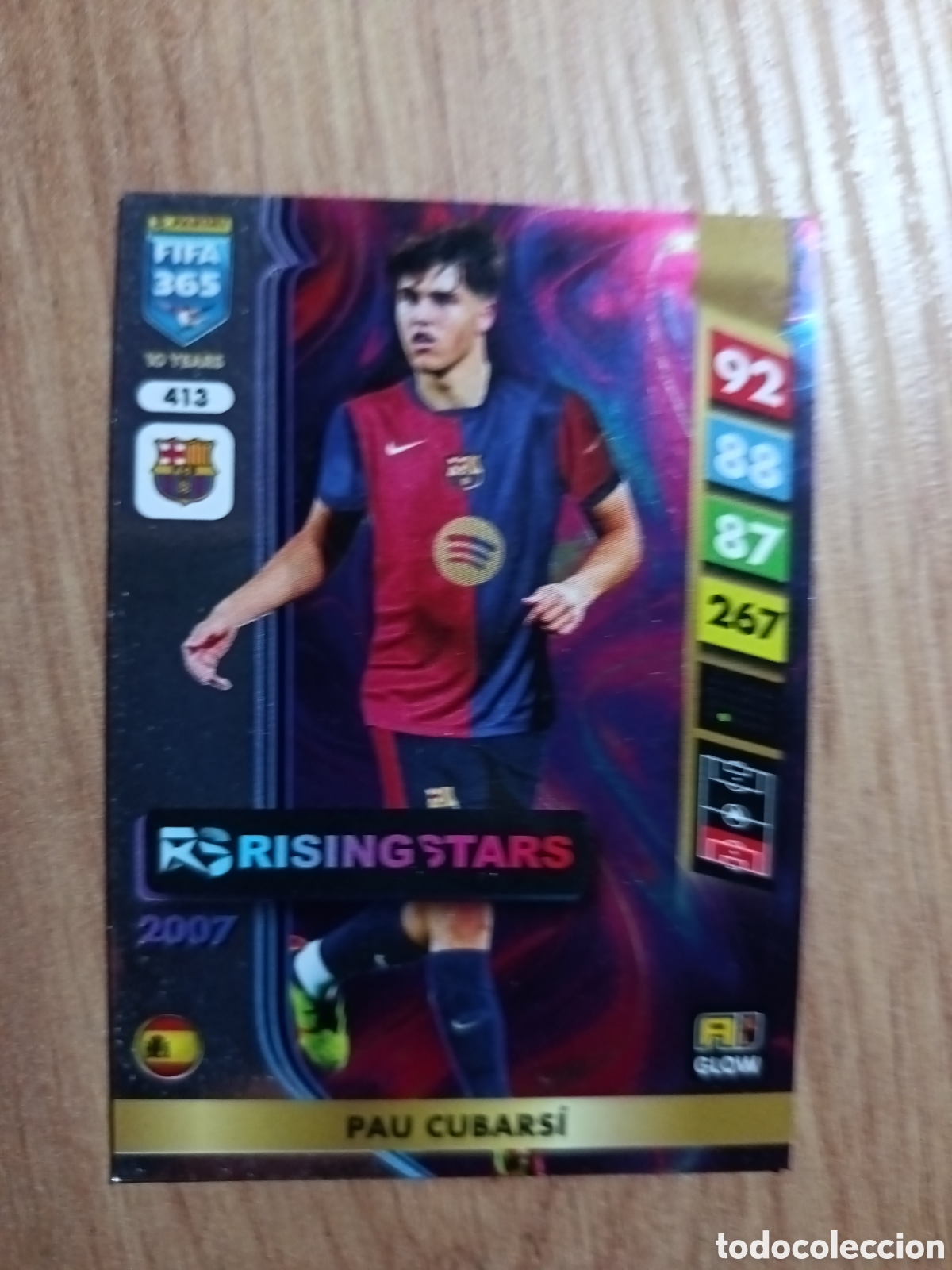 Cromos de f&uacute;tbol: 413 Pau Cubarsi ADRENALYN XL FIFA 365 2024 2025
