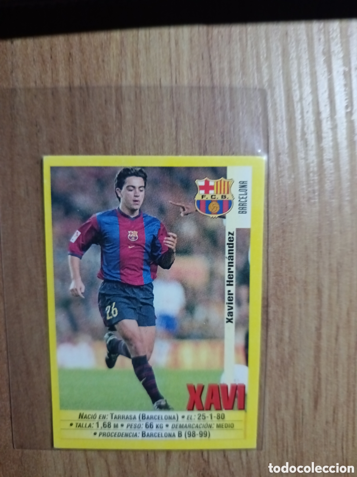 Cromos de f&uacute;tbol: 9 XAVI BARCELONA PANINI 1999 2000 CROMO FUTBOL LIGA 99 00 - SIN PEGAR -