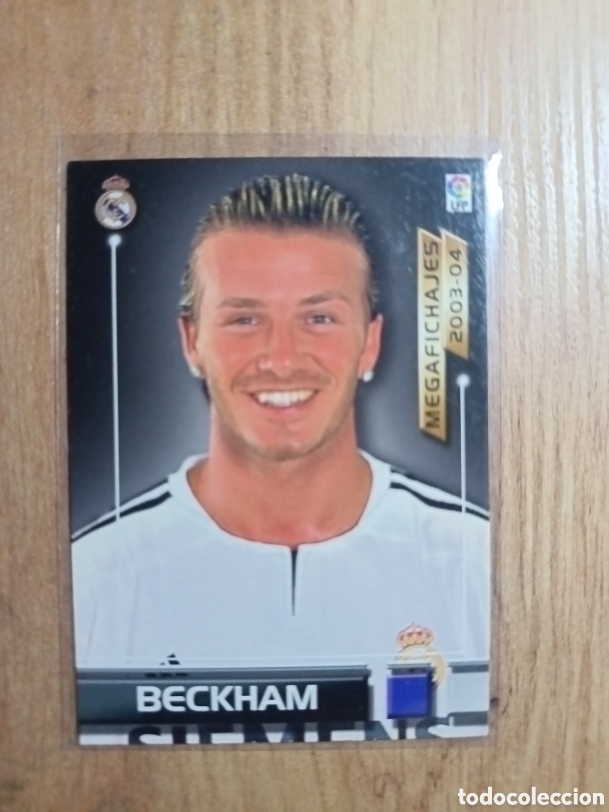 Cromos de f&uacute;tbol: BECKHAM David REAL MADRID 497 MEGAFICHAJE MEGACRACKS LIGA 2003/04 03 04 PANINI