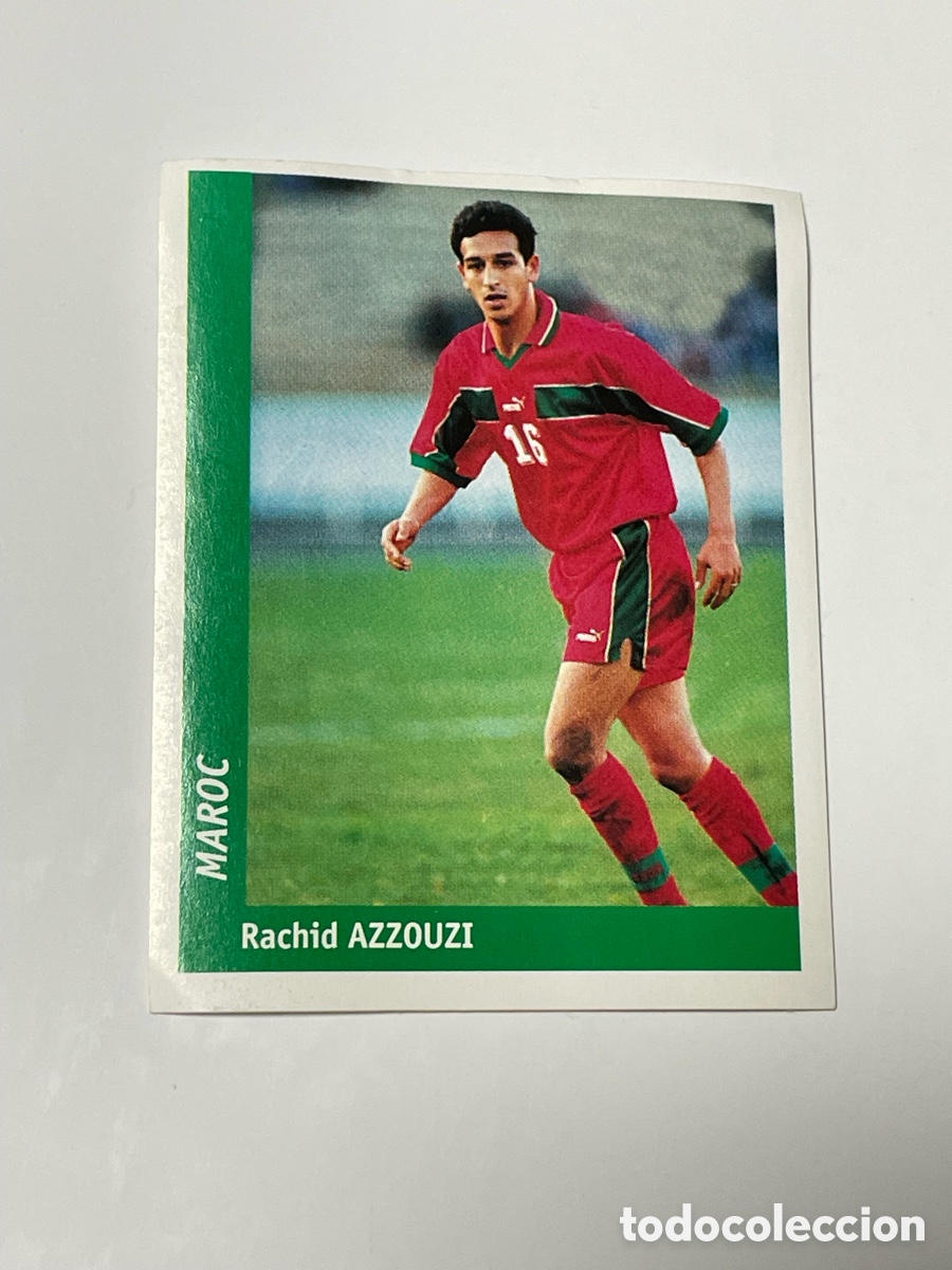 Cromos de f&uacute;tbol: Rachid Azzouzi Marruecos Ed. DS Francia &lsquo;98 #55