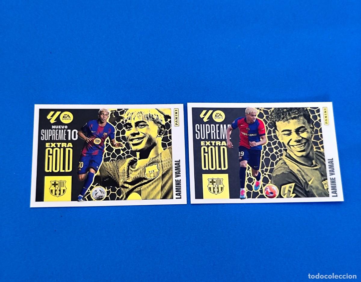 Cartes &agrave; collectionner de Football: Liga Este 2025 2026 / 25 26 Extra Gold Supreme - Supreme 10 Lamine Yamal Barcelona