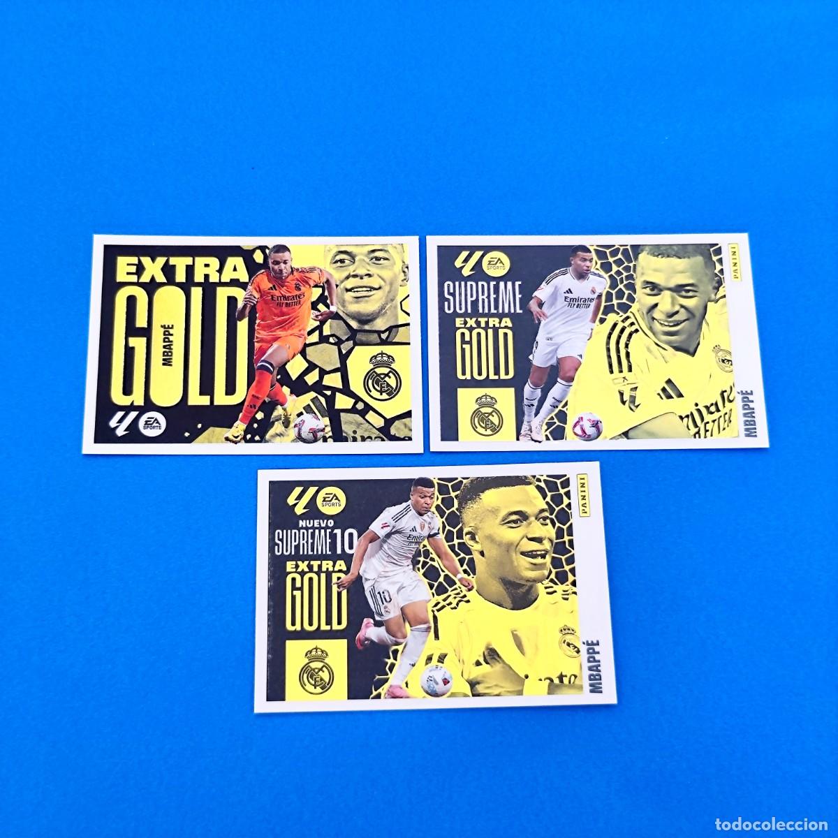 Cromos de f&uacute;tbol: Liga Este 2024 2025 / 24 25 - 2025 2026 / 25 26 Extra Gold Supreme - Supreme 10 Mbapp&eacute;