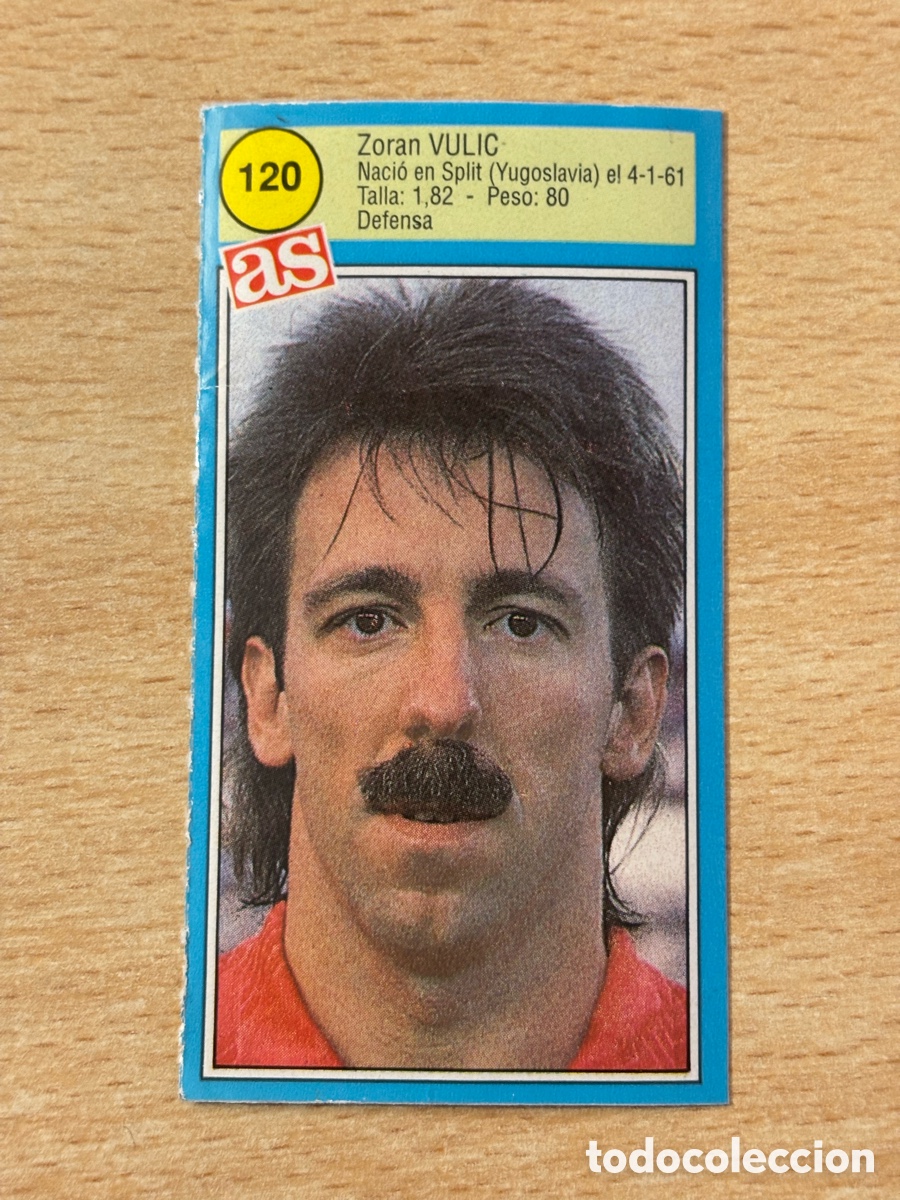 Cromos de f&uacute;tbol: # 120 Vulic RCD Mallorca Ases de la liga 90 91 sin pegar