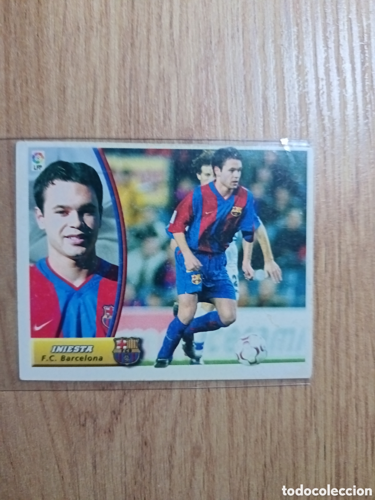 Cromos de f&uacute;tbol: INIESTA LIGA ESTE 2003 2004 03 04. Nunca PEGADO