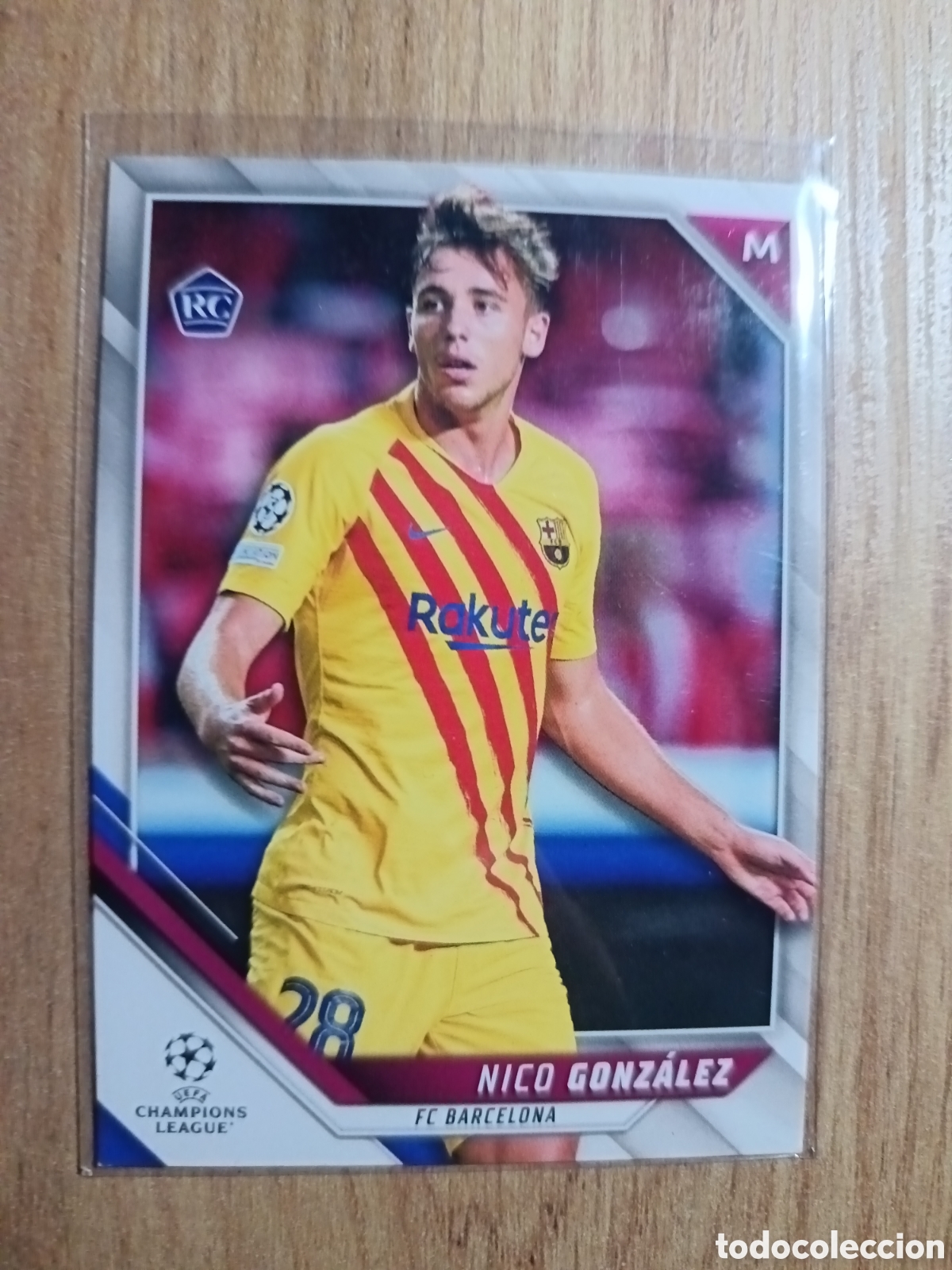 Cromos de f&uacute;tbol: TOPPS UEFA CHAMPIONS LEAGUE 2021 2022 CARD NICO ROOKIE RC FC BARCELONA 21 22