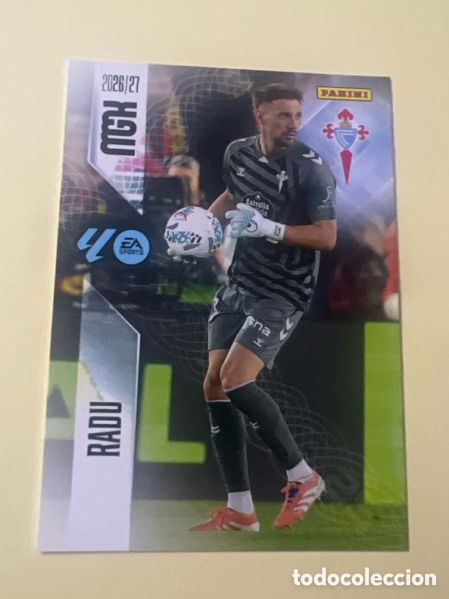 Cromos de f&uacute;tbol: C5244. MEGACRACKS MGK 2026 2027 26 27 PANINI N&ordm; 110 RADU CELTA DE VIGO