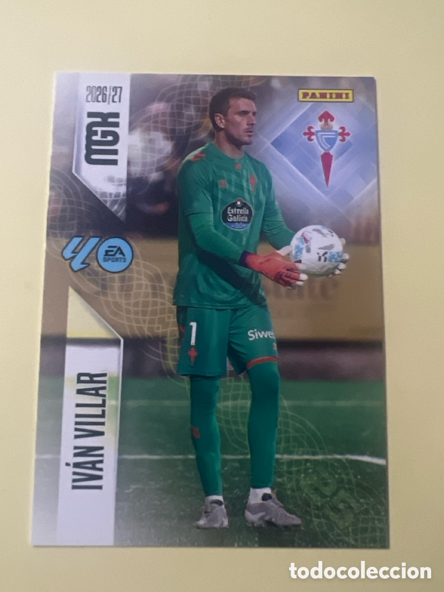 Cromos de f&uacute;tbol: C5346. MGK 2026/27 MEGACRACKS PANINI. #111 IV&Aacute;N VILLAR. CELTA DE VIGO.