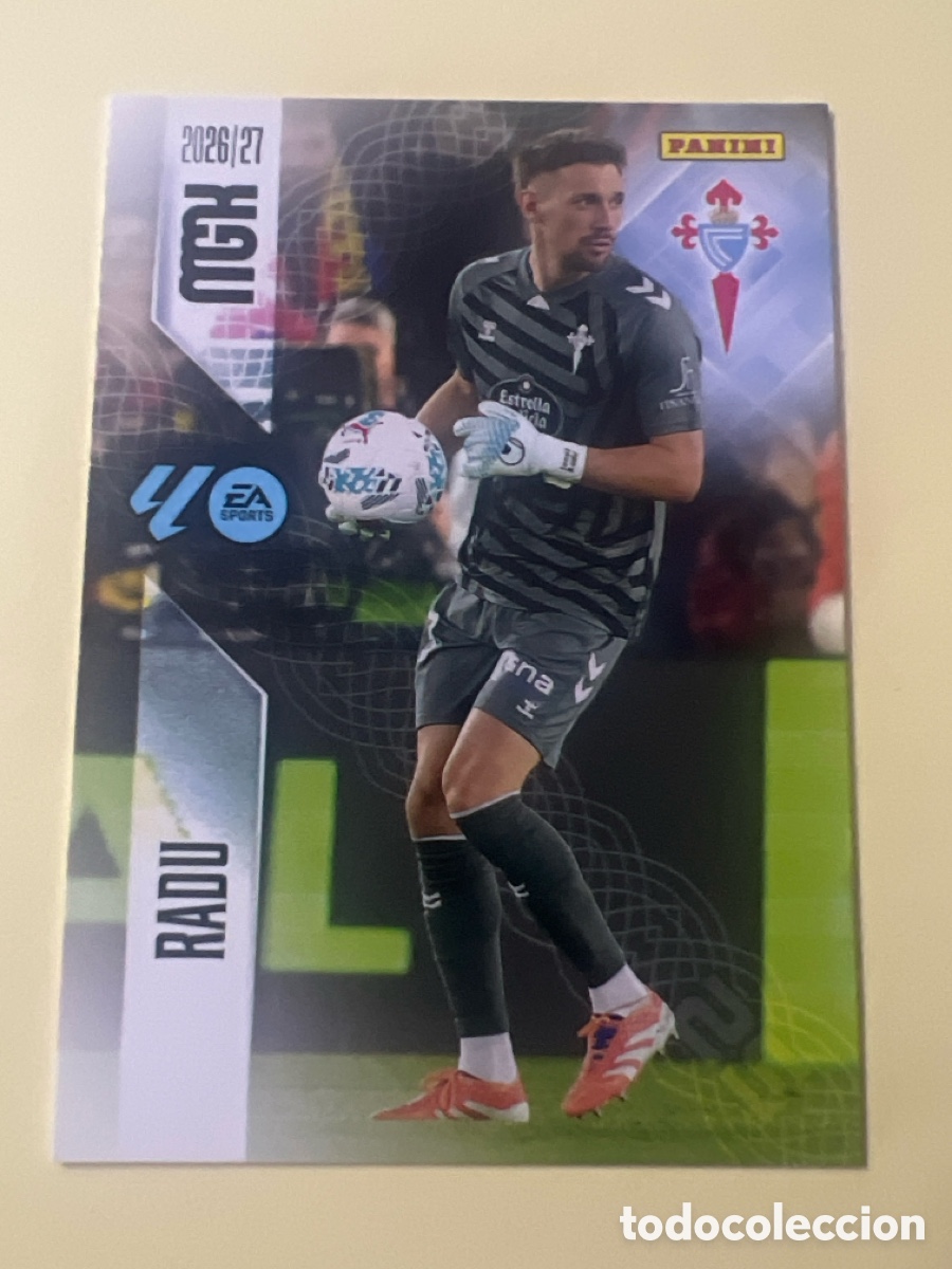 Cromos de f&uacute;tbol: C5373. MGK 2026/27 MEGACRACKS PANINI. #110 RADU. CELTA DE VIGO