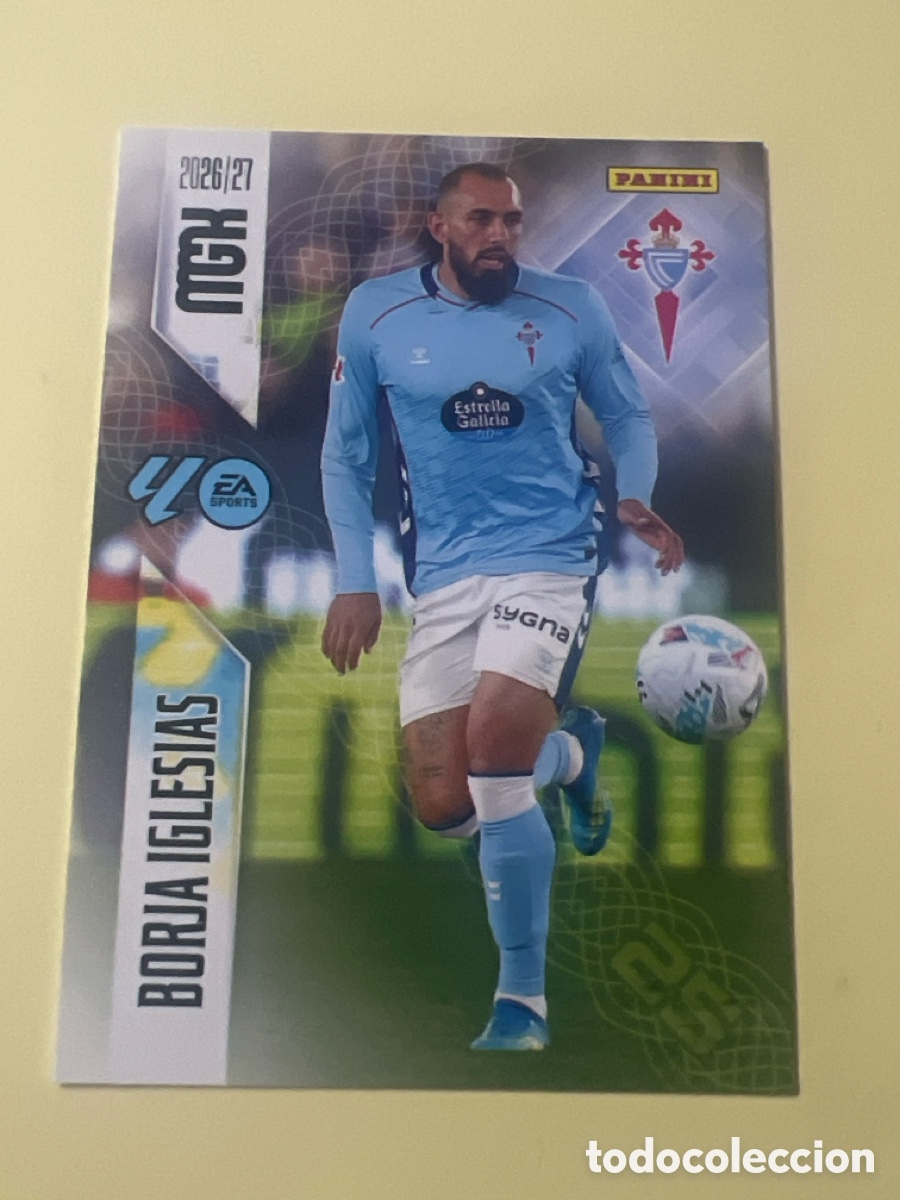 Cromos de f&uacute;tbol: C5373. 125 Borja Iglesias - Real Club Celta de Vigo - PANINI Megacracks MGK 2026 2027 26 27