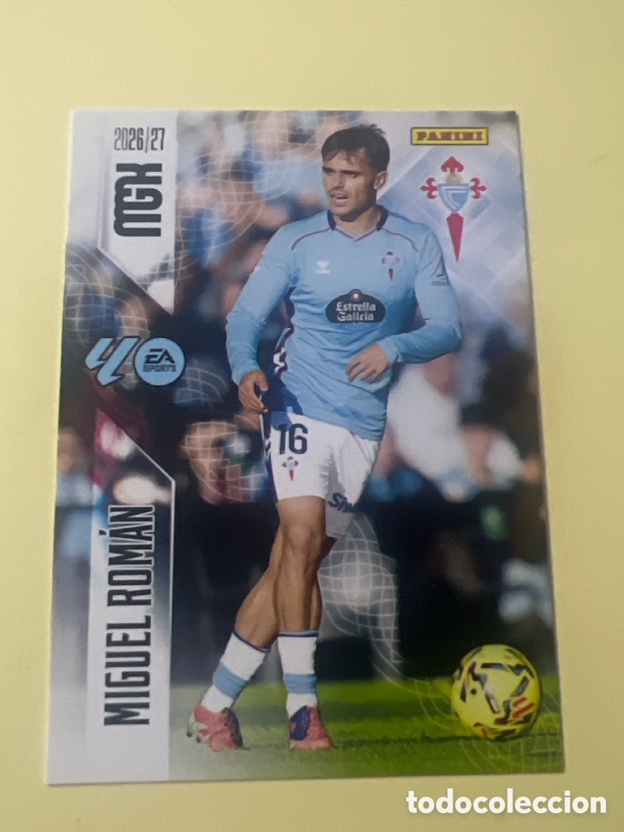 Cromos de f&uacute;tbol: C5382. 119 MIGUEL ROM&Aacute;N (Celta) - Panini MGK LaLiga 2026-27