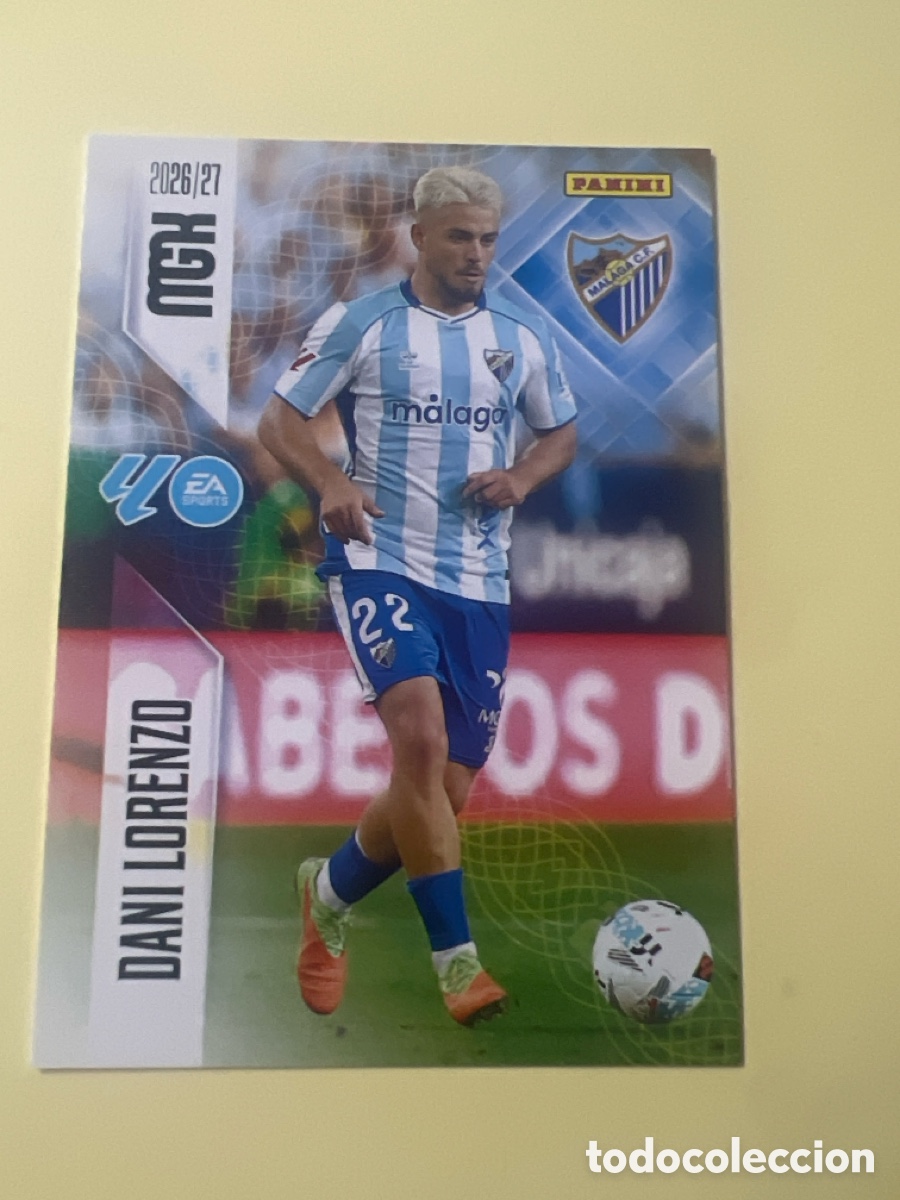 Cromos de f&uacute;tbol: C5383. MGK 2026 2027 26 27 PANINI DANI LORENZO MALAGA 245