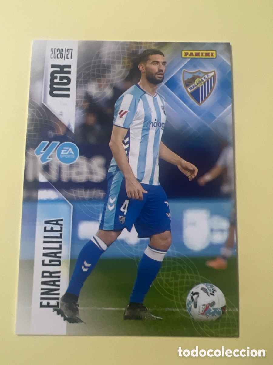 Cromos de f&uacute;tbol: C5385. MGK 2026/27 MEGACRACKS PANINI. #241 EINAR GALILEA. MALAGA CF.