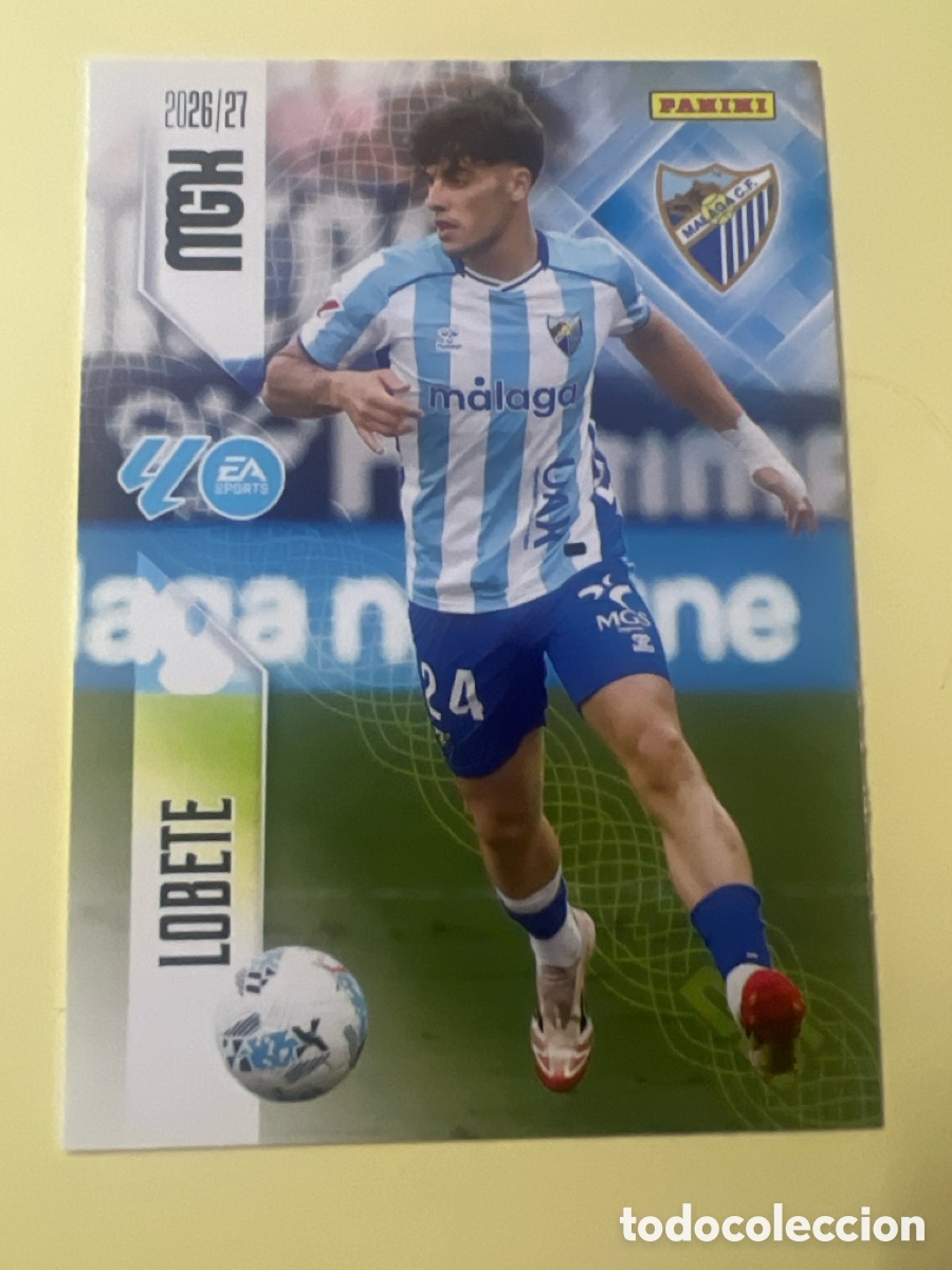 Cromos de f&uacute;tbol: C5393. MEGACRACKS MGK 2026 2027 26 27 PANINI N&ordm; 249 LOBETE MALAGA