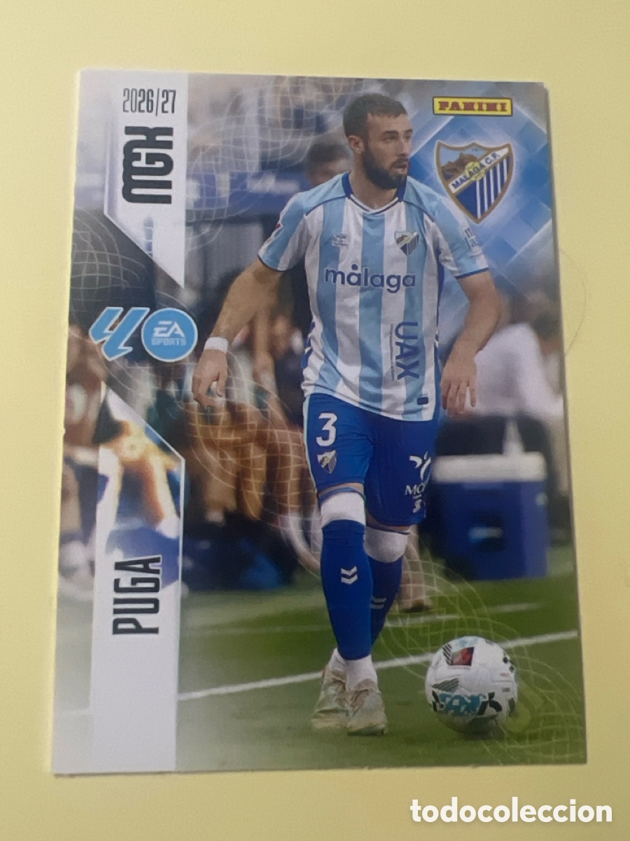 Cromos de f&uacute;tbol: C5394. 238 PUGA (M&aacute;laga) - Panini MGK LaLiga 2026-27