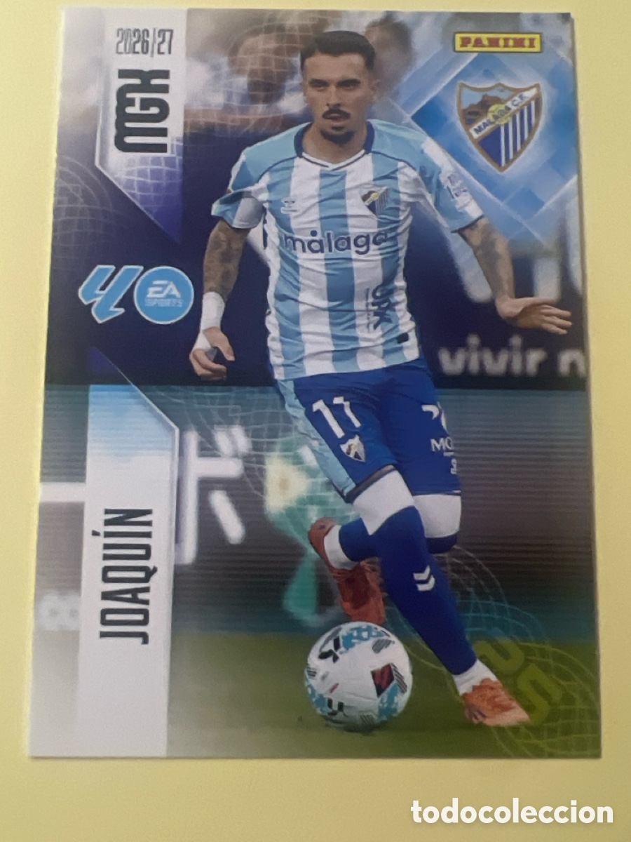 Cromos de f&uacute;tbol: C5401. MEGACRACKS MGK 2026 2027 26 27 PANINI N&ordm; 251 JOAQUIN MALAGA