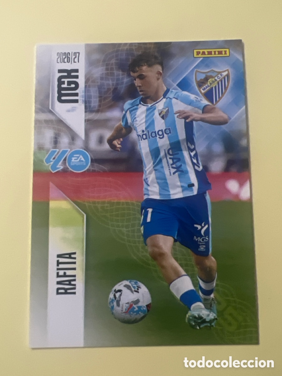 Cromos de f&uacute;tbol: C5405. MEGACRACKS 2026 2027 MGK 26 27 NUEVO - MALAGA N&ordm; 242 RAFITA