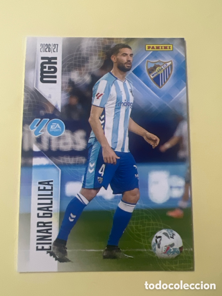 Cromos de f&uacute;tbol: C5406. MGK 2026/27 MEGACRACKS PANINI. #241 EINAR GALILEA. MALAGA CF.