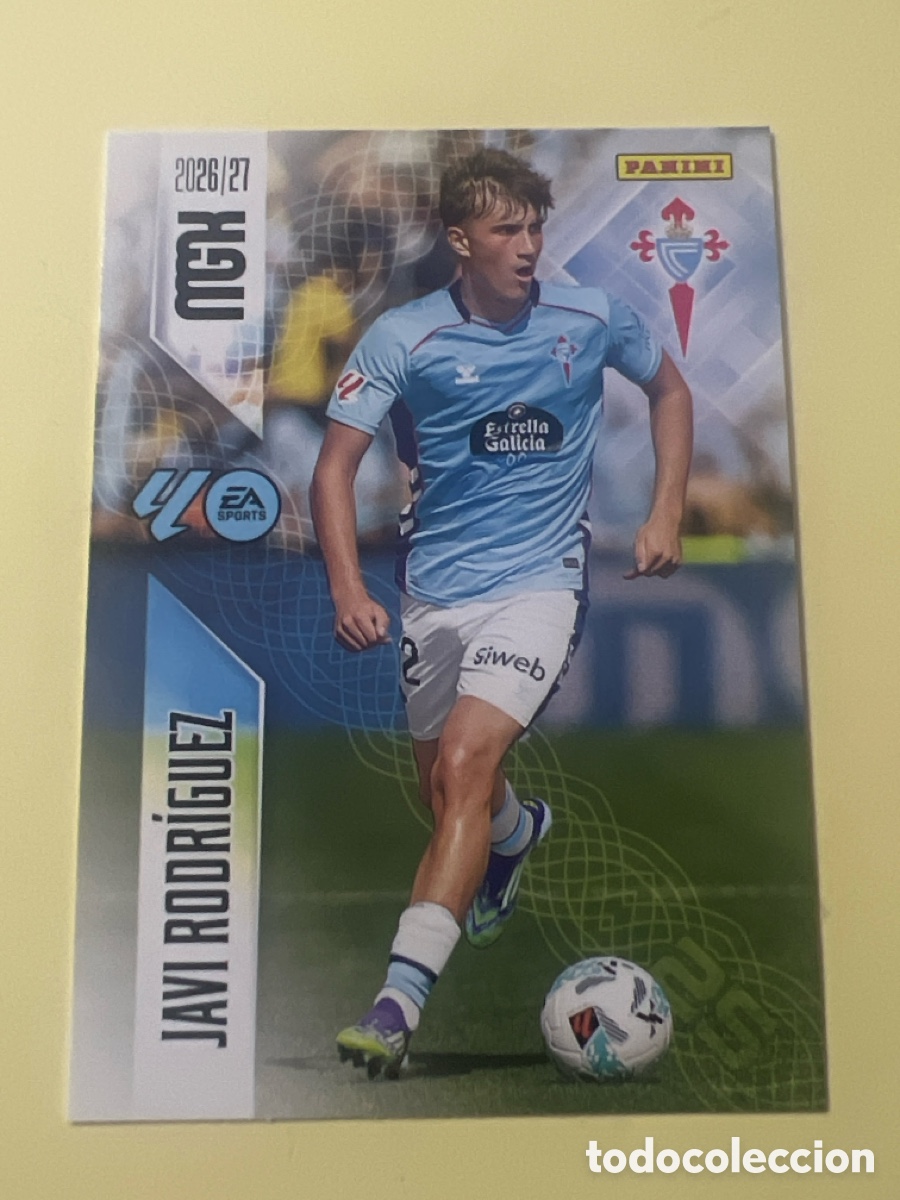 Cromos de f&uacute;tbol: C5420. 114 JAVI RODR&Iacute;GUEZ MEGACRACKS MGK 2026 2027 26 27 CELTA DE VIGO