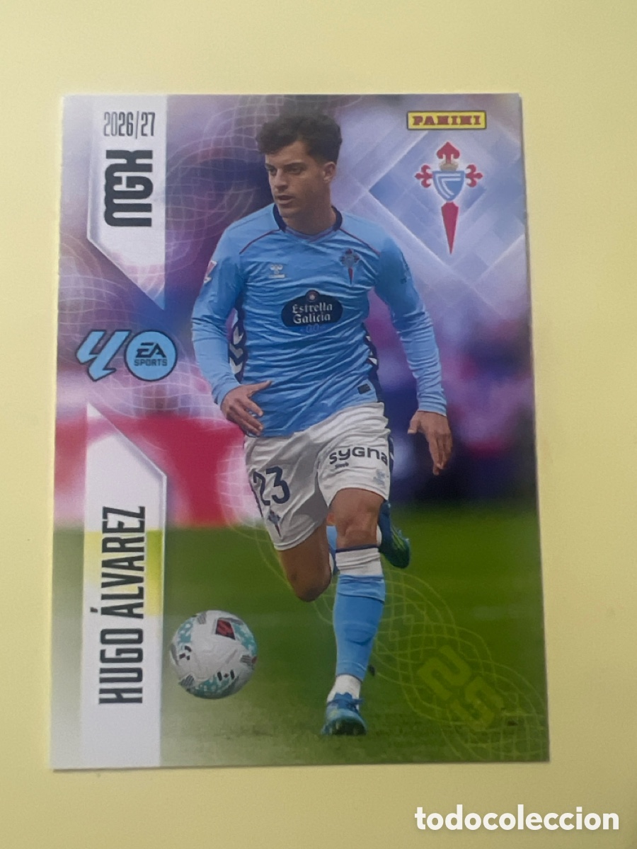 Cromos de f&uacute;tbol: C5424. MEGACRACKS 2026 2027 MGK 26 27 NUEVO - CELTA DE VIGO N&ordm; 120 HUGO ALVAREZ