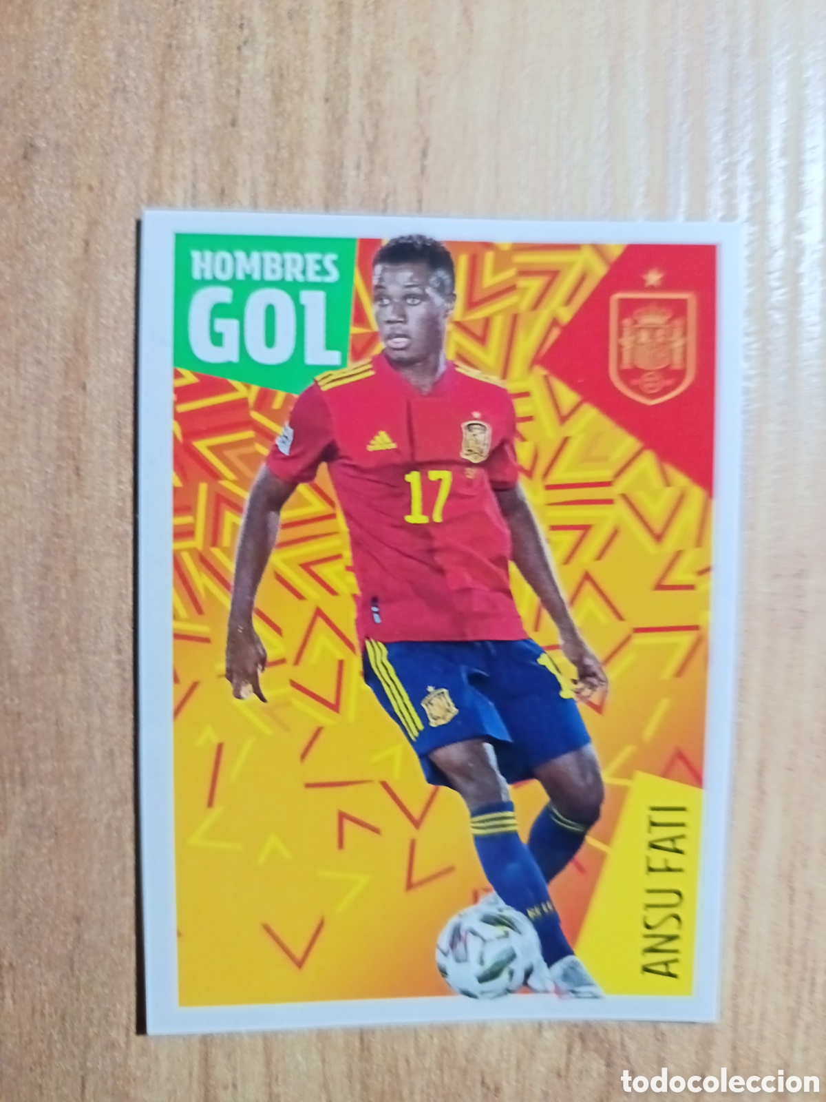 Cromos de f&uacute;tbol: 41 Ansu Fati WERNER - LOS IDOLOS DE LA ROJA - PANINI - CARREFOUR - NUEVO SIN PEGAR