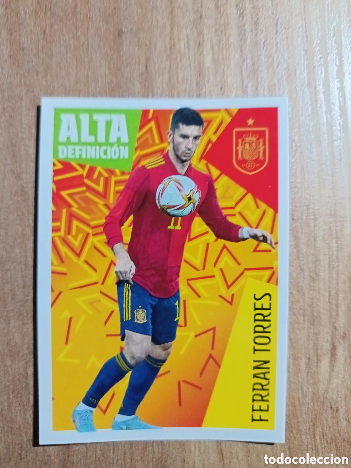 Cromos de f&uacute;tbol: 38 Ferran torres WERNER - LOS IDOLOS DE LA ROJA - PANINI - CARREFOUR - NUEVO SIN PEGAR
