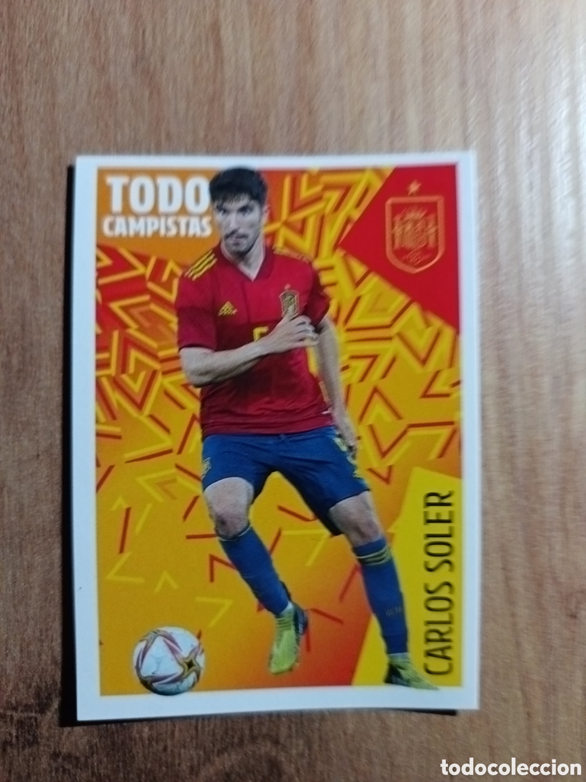 Cromos de f&uacute;tbol: 27 Carlos Soler LOS IDOLOS DE LA ROJA ESPA&Ntilde;A CRACKS MUNDIALES 2022 PANINI