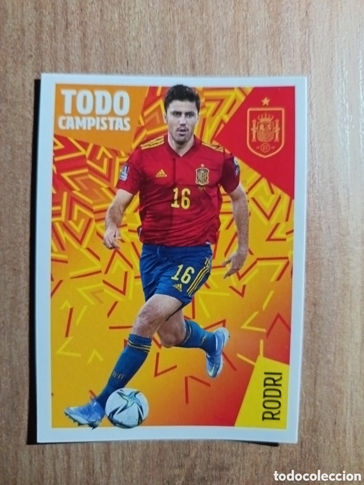 Cromos de f&uacute;tbol: 24 Rodri LOS IDOLOS DE LA ROJA ESPA&Ntilde;A CRACKS MUNDIALES 2022 PANINI