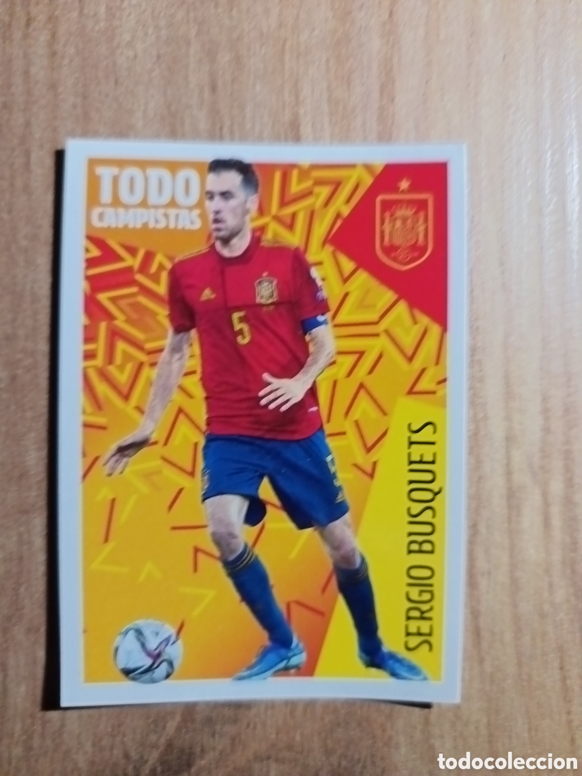 Cromos de f&uacute;tbol: 23 Sergio Busquets LOS IDOLOS DE LA ROJA ESPA&Ntilde;A CRACKS MUNDIALES 2022 PANINI