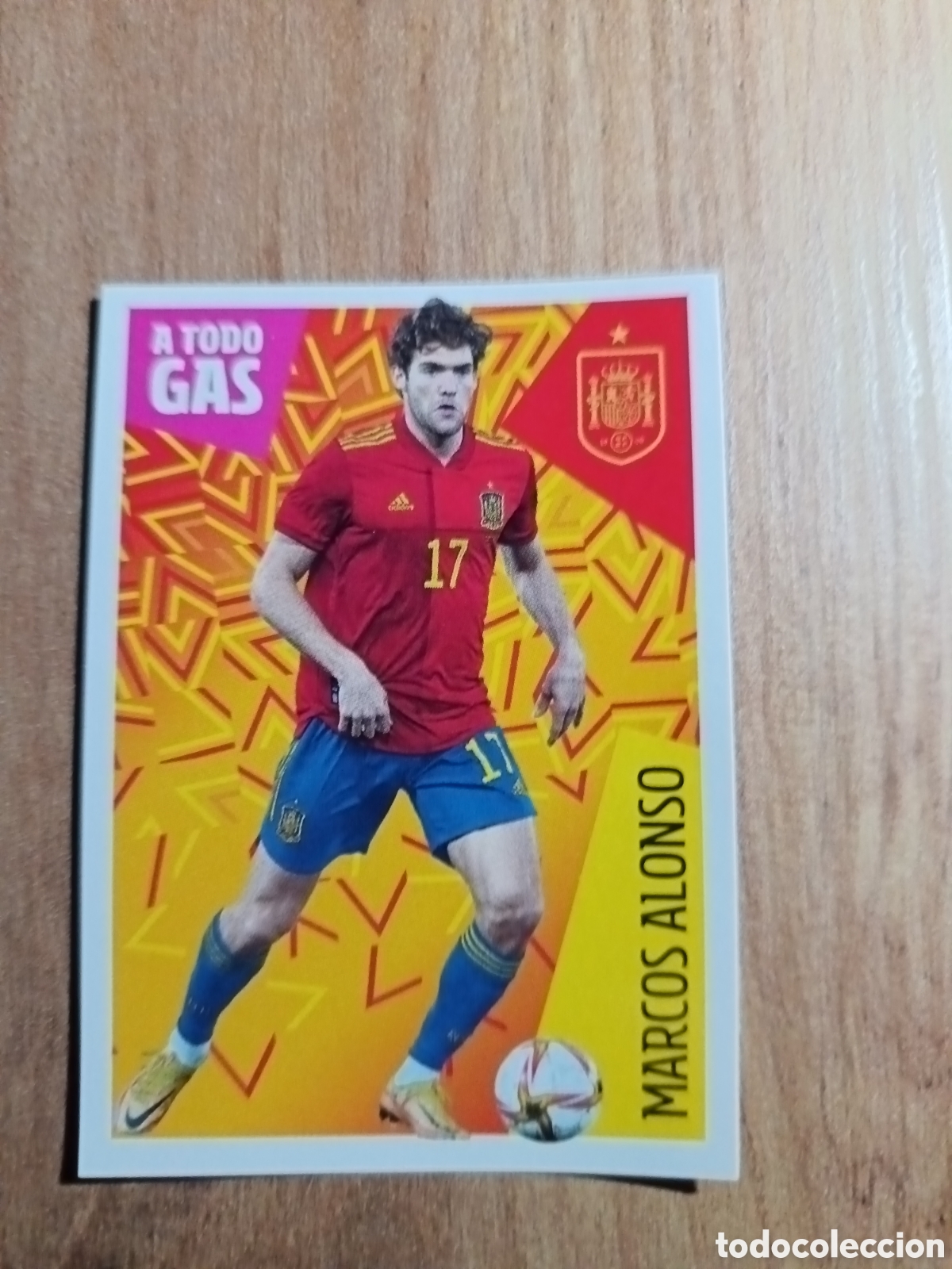 Cromos de f&uacute;tbol: 15 Marcos Alonso LOS IDOLOS DE LA ROJA ESPA&Ntilde;A CRACKS MUNDIALES 2022 PANINI