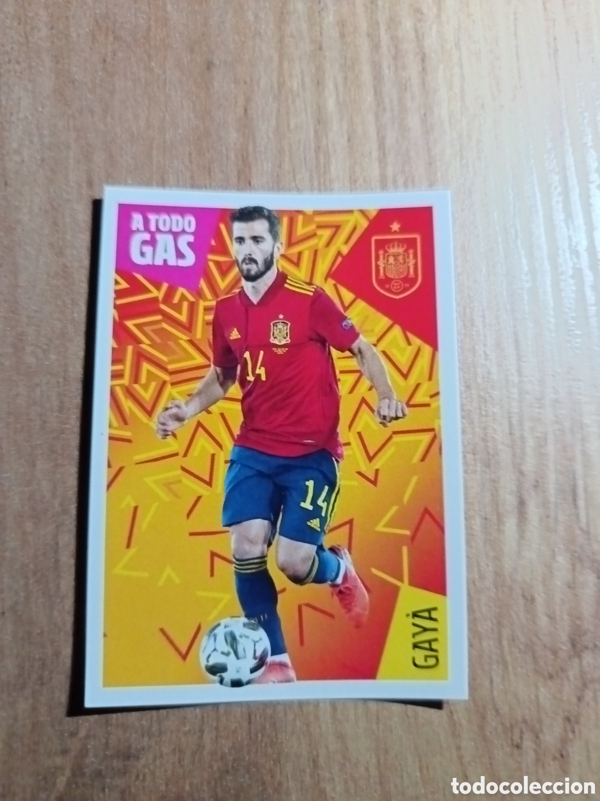 Cromos de f&uacute;tbol: 14 Gaya LOS IDOLOS DE LA ROJA ESPA&Ntilde;A CRACKS MUNDIALES 2022 PANINI