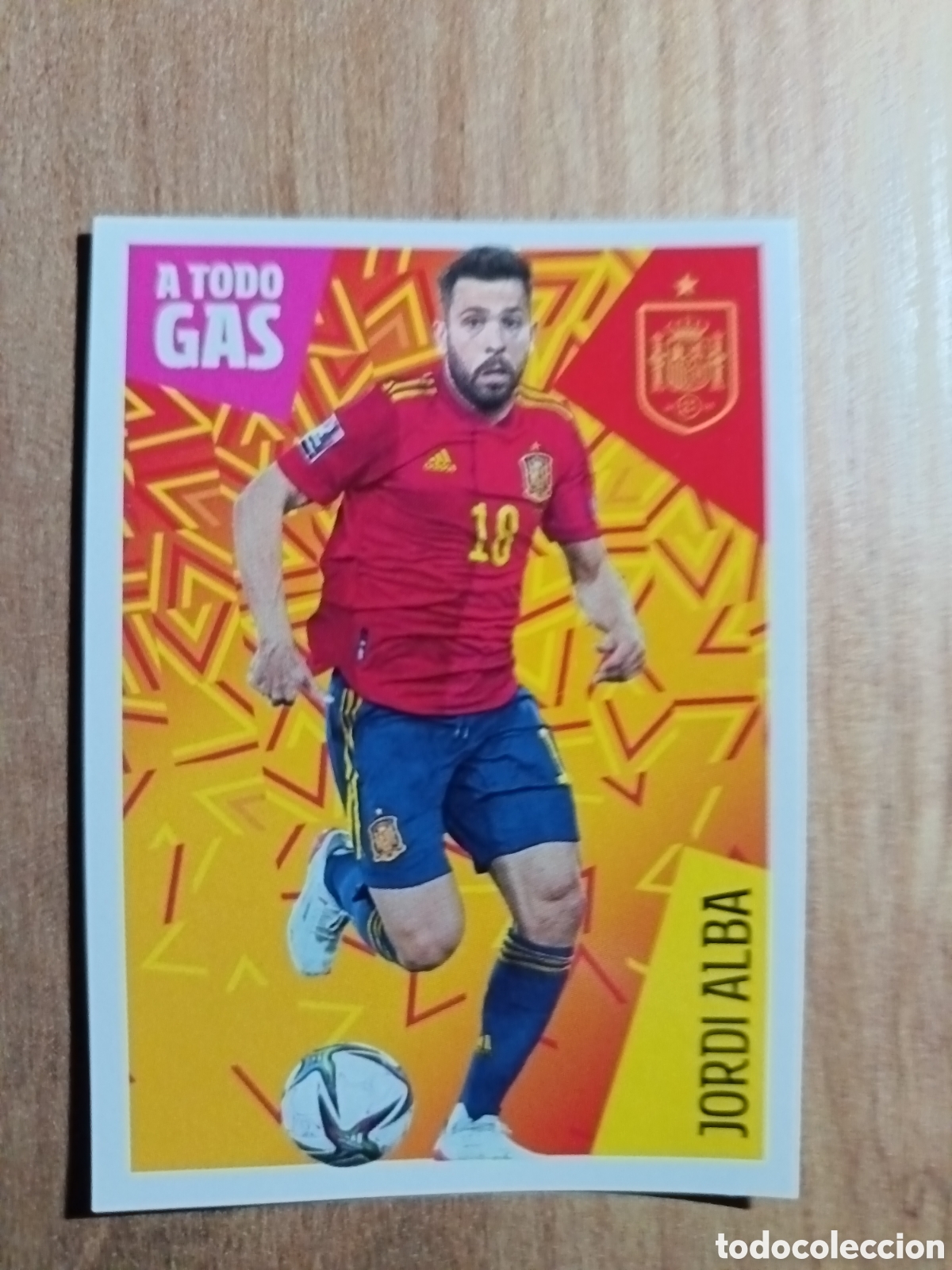Cromos de f&uacute;tbol: 13 Jordi Alba LOS IDOLOS DE LA ROJA ESPA&Ntilde;A CRACKS MUNDIALES 2022 PANINI