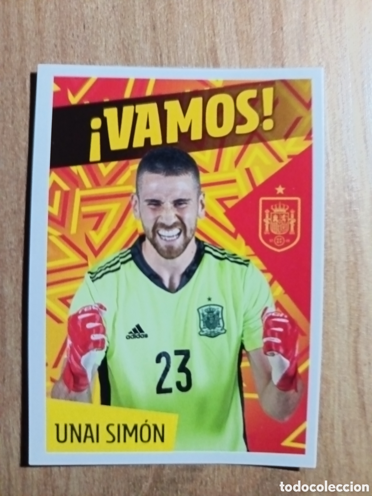 Cromos de f&uacute;tbol: 7 Unai Sim&oacute;n LOS IDOLOS DE LA ROJA ESPA&Ntilde;A CRACKS MUNDIALES 2022 PANINI