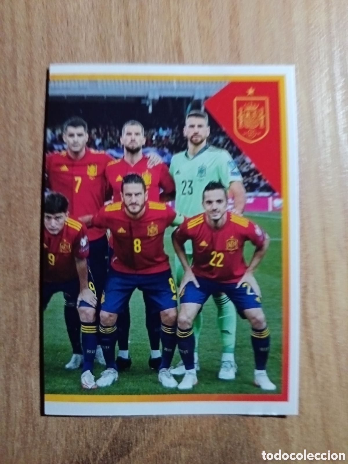 Cromos de f&uacute;tbol: 4 equipo LOS IDOLOS DE LA ROJA ESPA&Ntilde;A CRACKS MUNDIALES 2022 PANINI