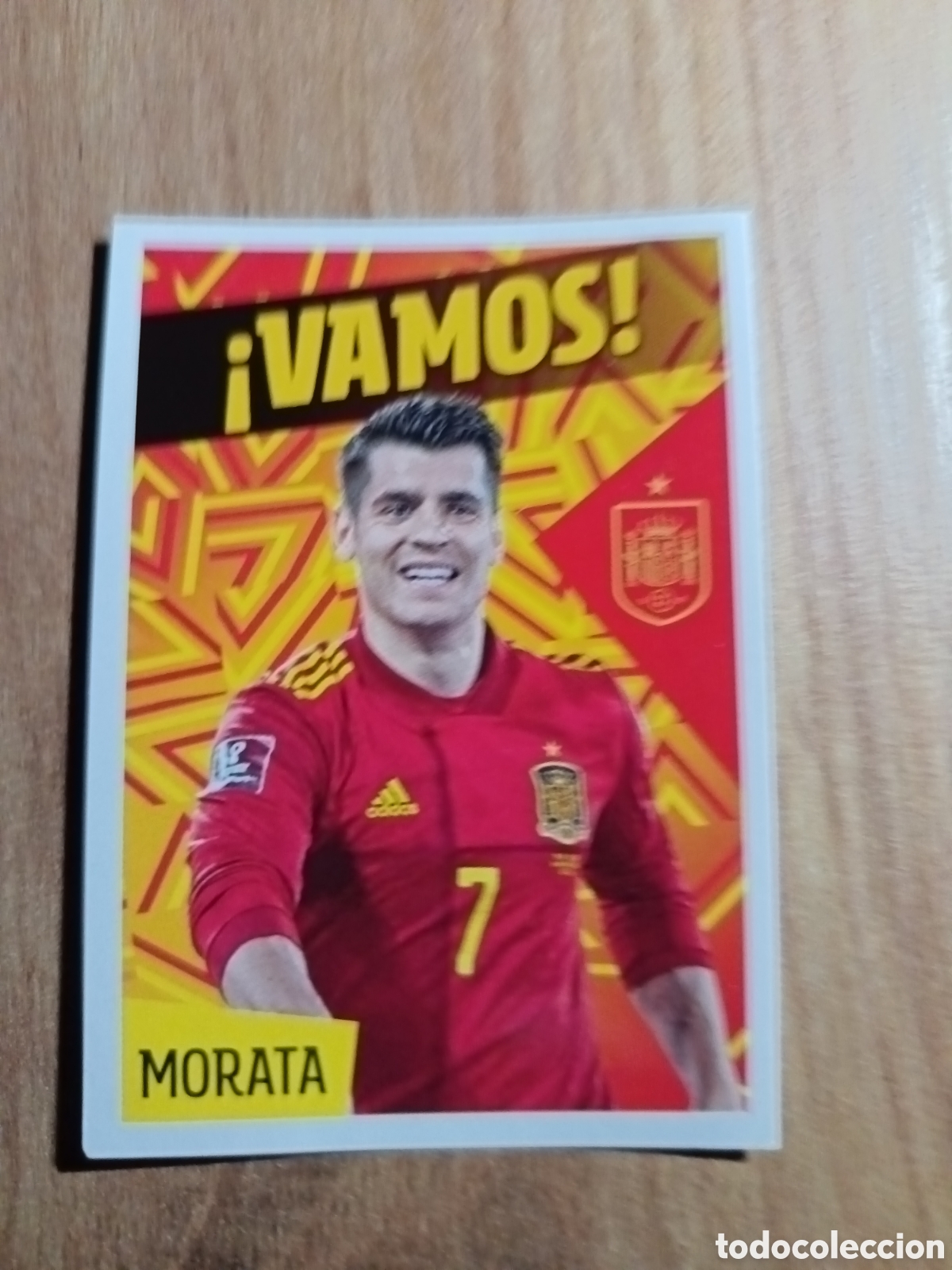 Cromos de f&uacute;tbol: 42 Morata LOS IDOLOS DE LA ROJA ESPA&Ntilde;A CRACKS MUNDIALES 2022 PANINI