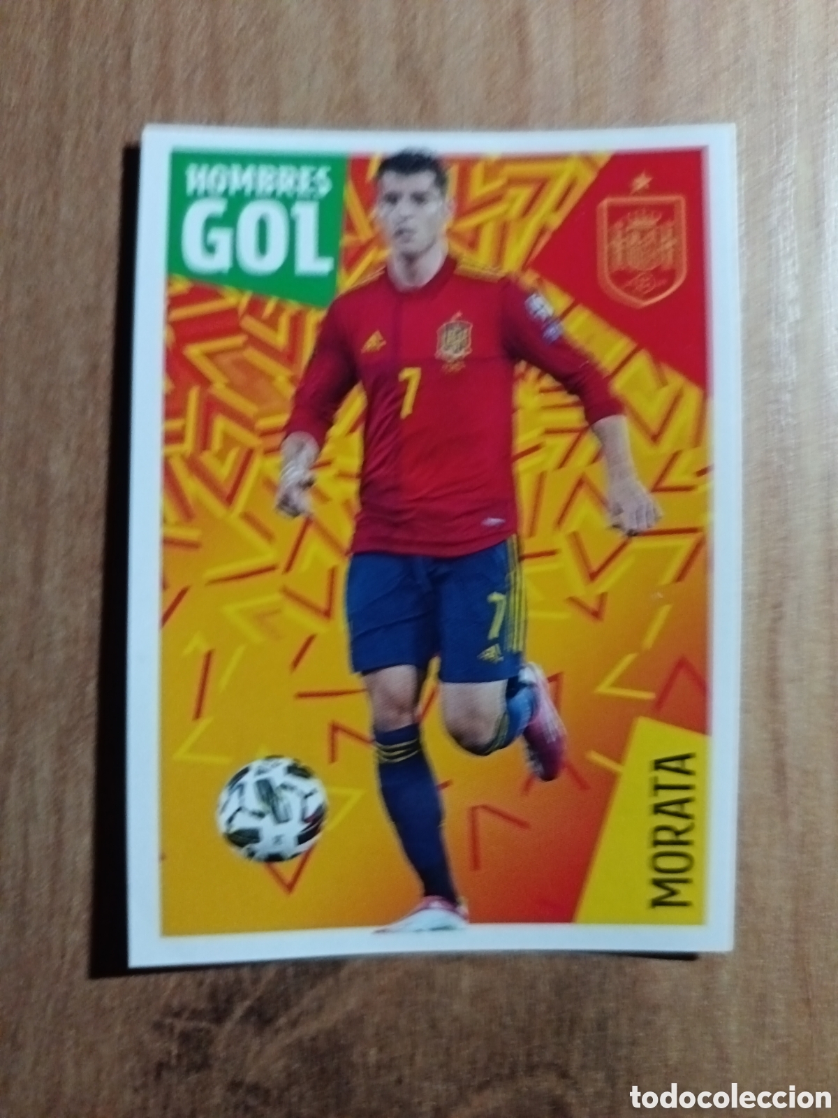 Cromos de f&uacute;tbol: 43 Morata LOS IDOLOS DE LA ROJA ESPA&Ntilde;A CRACKS MUNDIALES 2022 PANINI